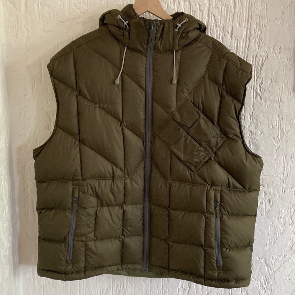 Columbia Sportswear Green Puffer Vest Size XXL